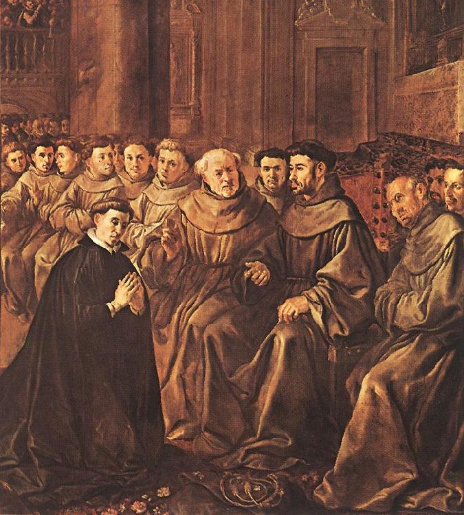 HERRERA, Francisco de, the Elder St Bonaventure Joins the Franciscan Order g